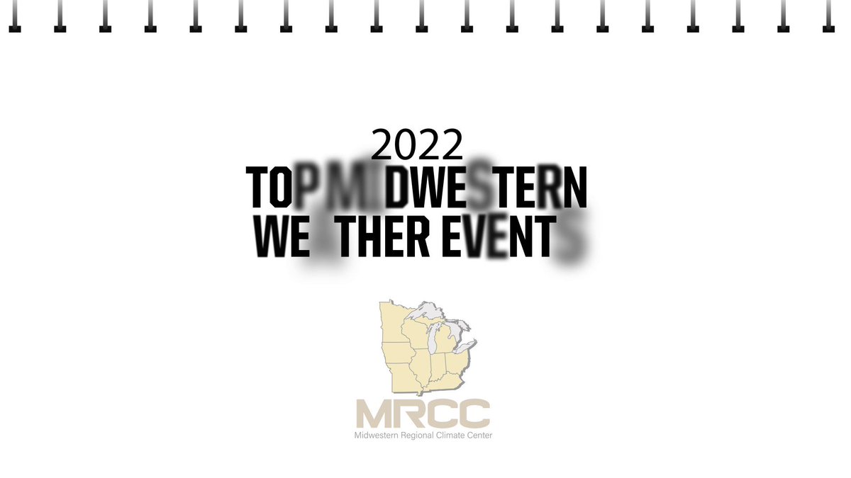Here's a look back at some of the most memorable Midwest weather and climate events of 2022. ❄️🌪️🌦️🌡️🌞🥶 2-page PDF ➡️ Purdue Agriculture NOAA NCEI