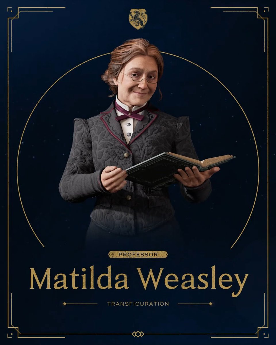 Hogwarts is in excellent hands with Professor Weasley as Deputy Headmistress. #HogwartsLegacy