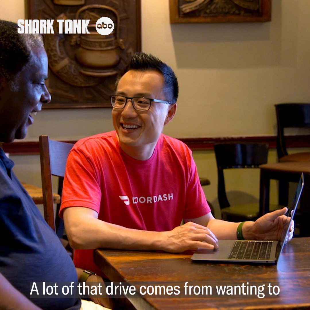 This guest shark revolutionized the local delivery platform business with DoorDash! Welcome to the #SharkTank, Tony Xu! 👋