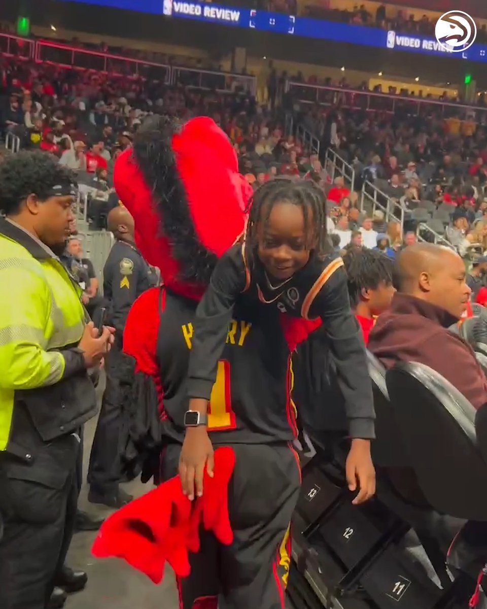 POV: Harry The Hawk personally upgrades your seat 😆