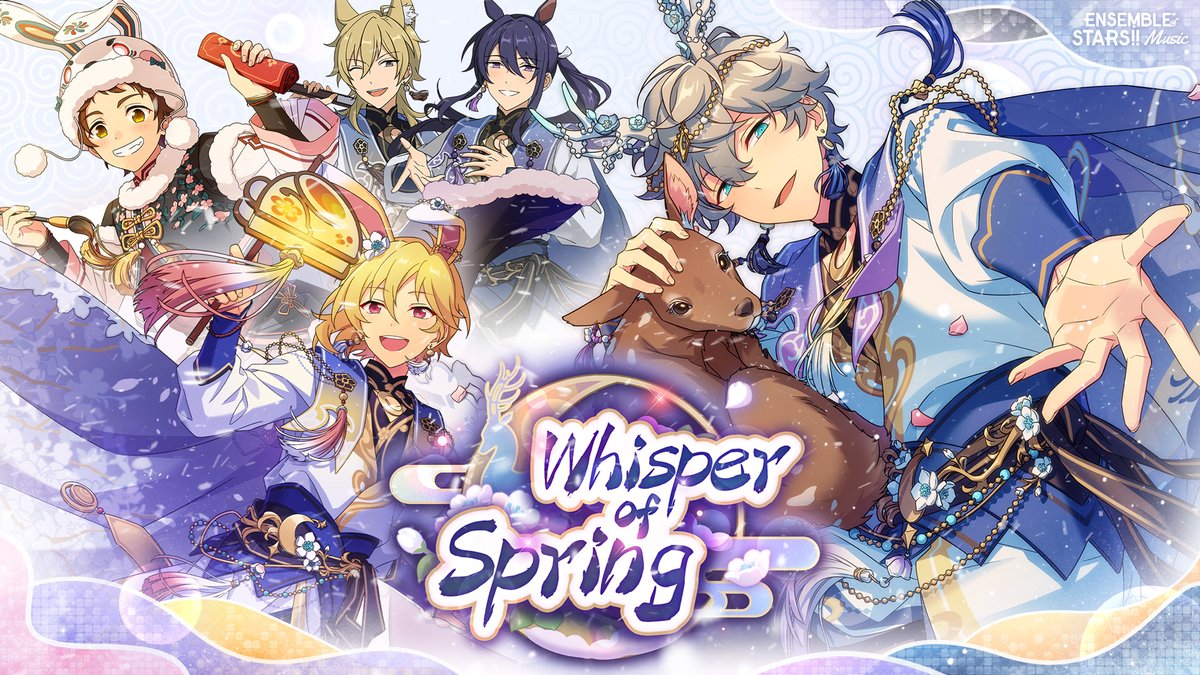 ✨Whisper of Spring PV A new original Scout will start on 01/17♫! 🎁Follow&RT: 2 Producers: $50 (iOS/GP gift card) 30 Producers: 10 DIA Scout Tickets (time-limited) 🎉We'll give 10 DIA Scout Tickets (time-limited) to every Producer if this tweet reaches 12,000 RT by 01/22!