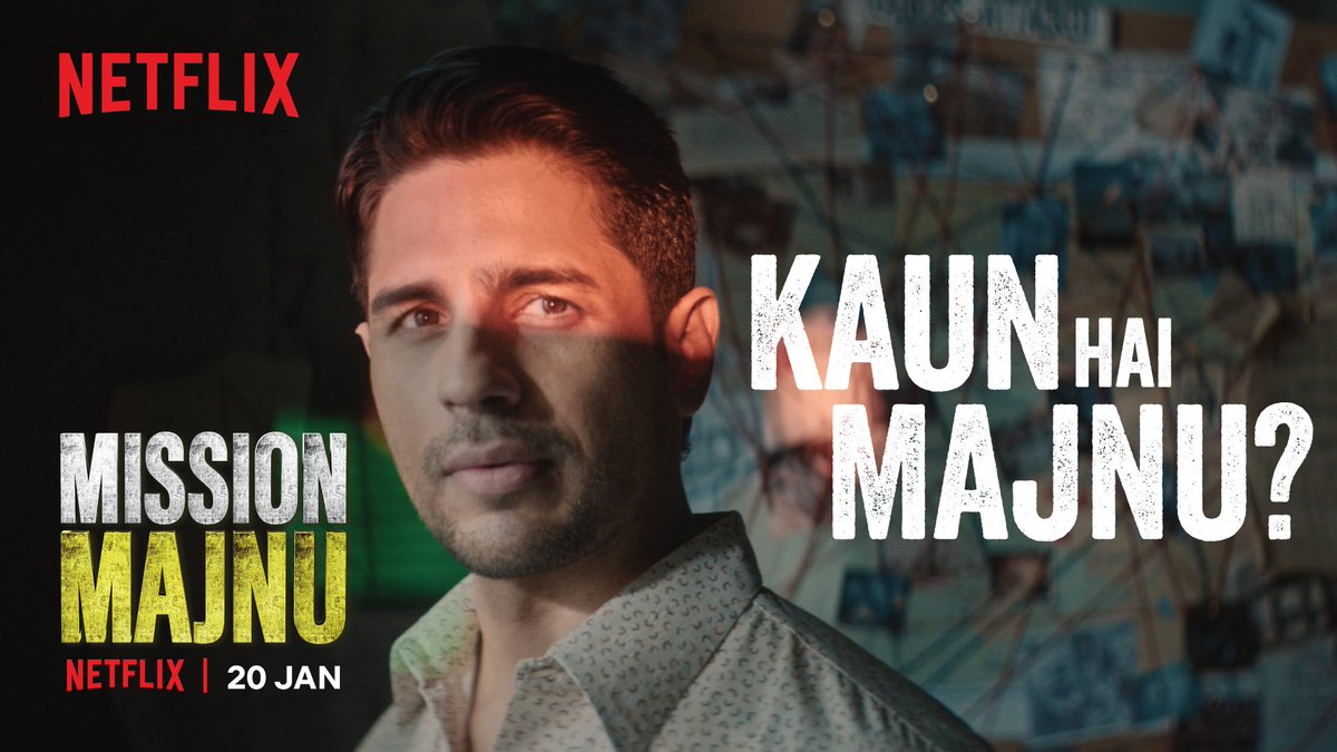Jisne Hindustan ke liye apna naam aur parivaar qurbaan kiya Miliye aise hi ek majnu se Mission Majnu mein. Only on Netflix. Streaming from 20th January 2023. #MissionMajnu #DeshKeLiyeMajnu #NetflixIndia