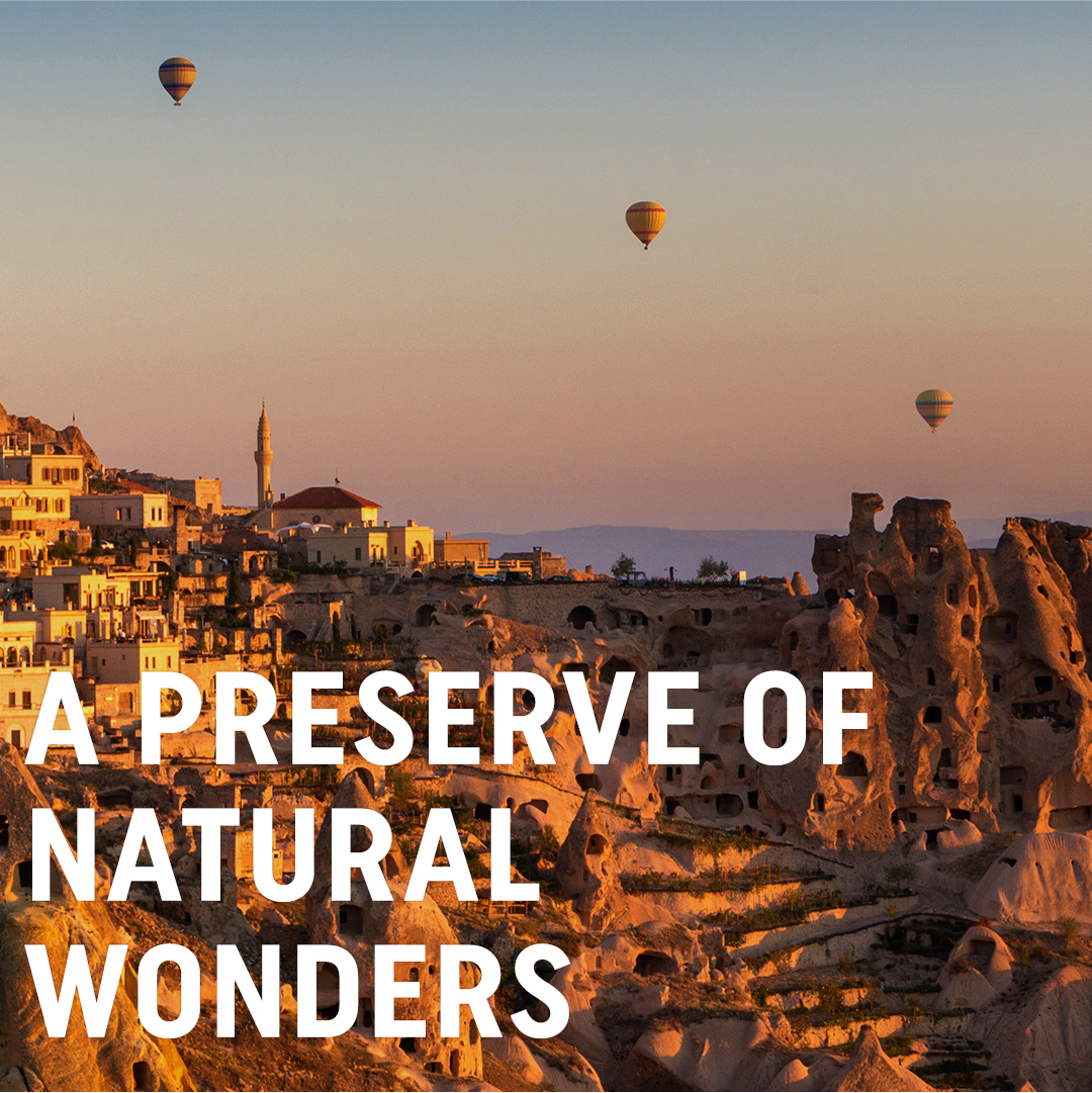✈️ Cappadocia offers an authentic holiday route with its breathtaking fairy chimneys, mind-bending underground cities, thrilling hot air balloon tours and deliciously unique cuisine. This fairy-tale city awaits you for an unforgettable holiday experience! #TurkishAirlines