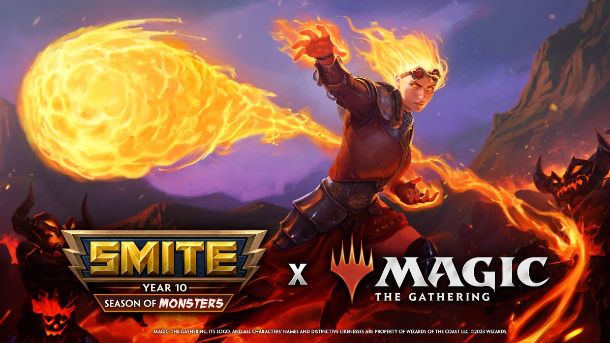 The Gods have faced many threats across the Battleground, but nothing can prepare them to face the dangers of the Multiverse! Fight back against Nicol Bolas as some of the most iconic characters in Magic: The Gathering when Magic: The Gathering joins forces with SMITE!