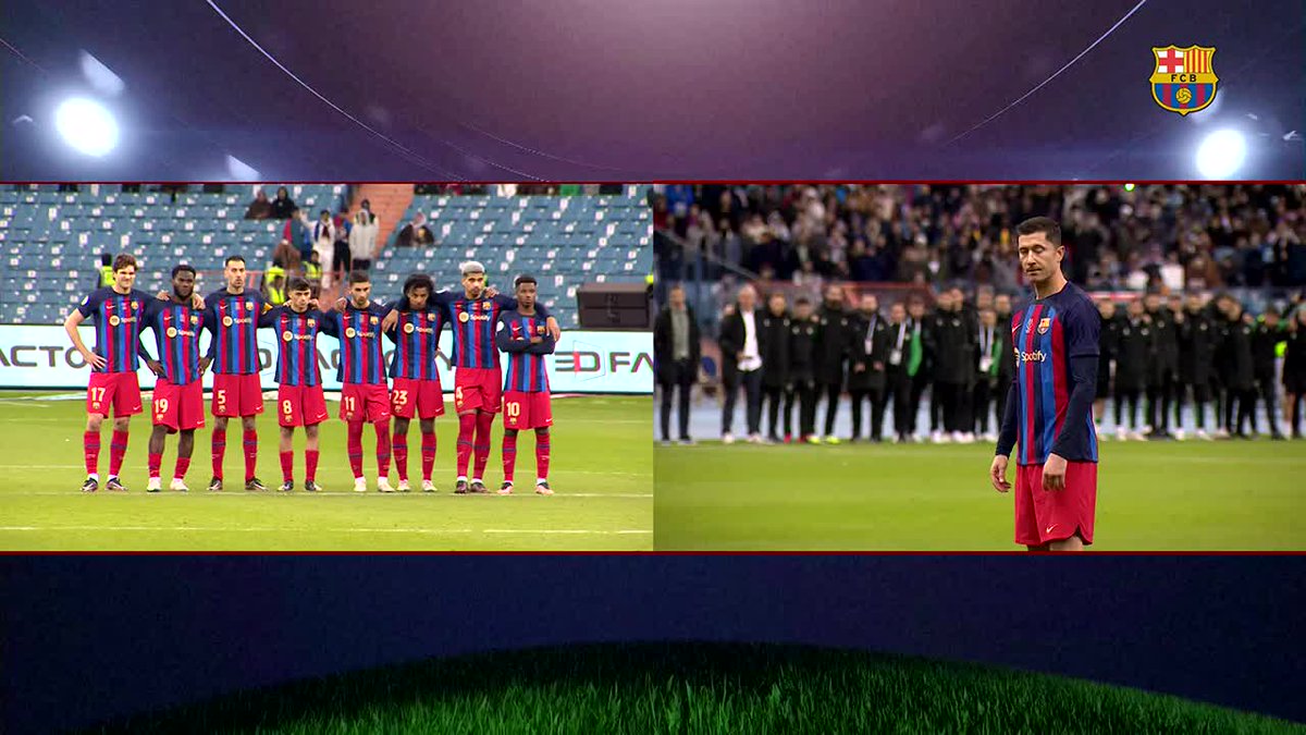 同じようにリアクションした人？😉💙❤️ 🔜 #SupercopaBarça #ElClásico