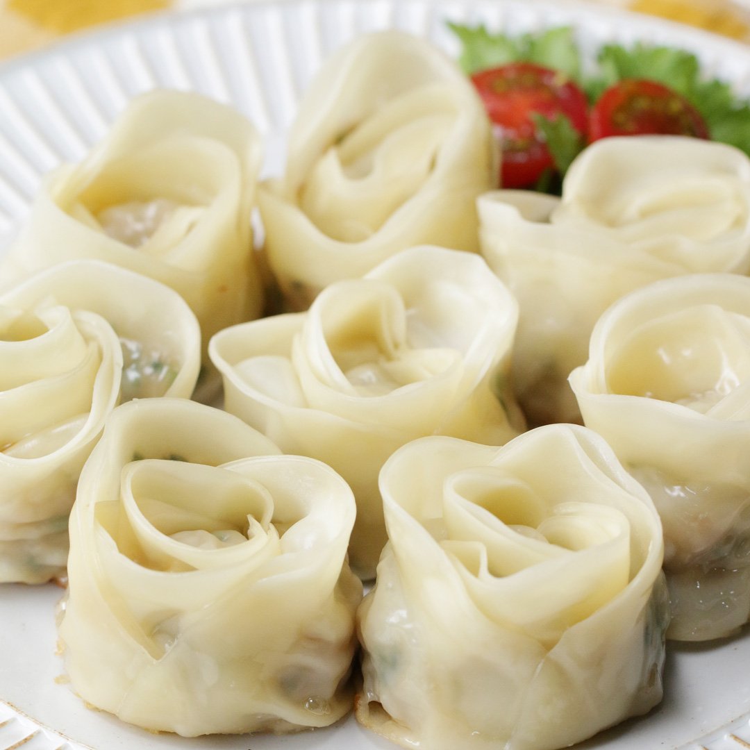 これはかわいい!ブーケ餃子 #tastyjapan