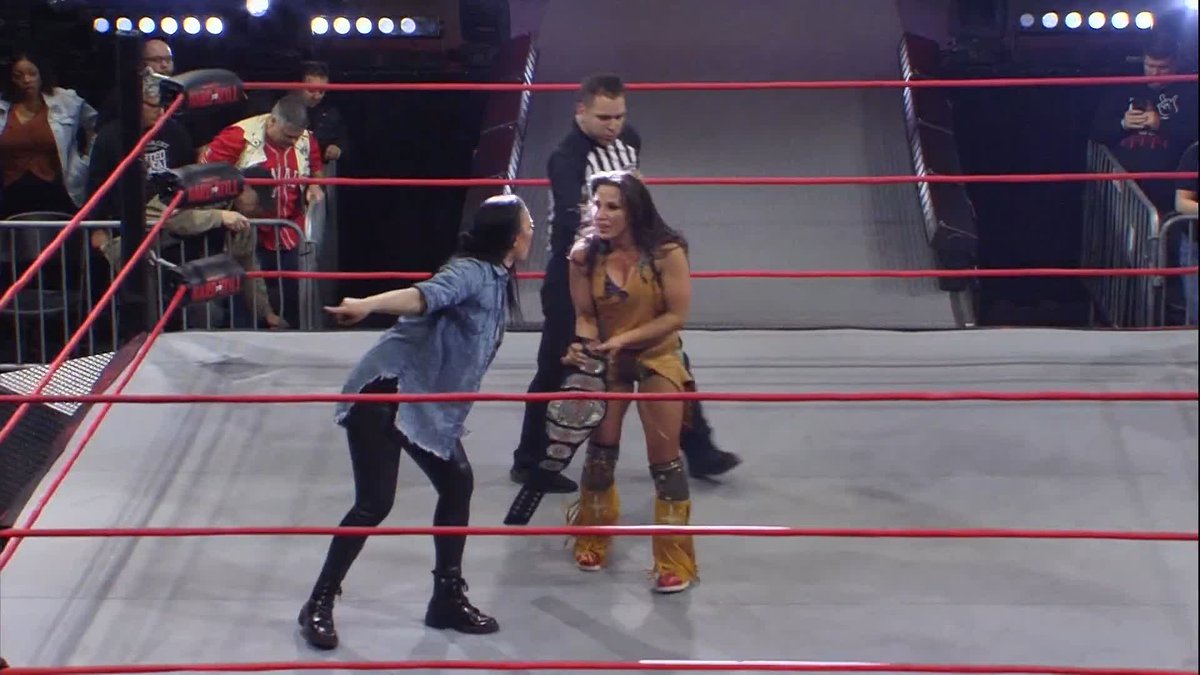 SHE DID IT! Mickie James~Aldis is the NEW Knockouts World Champion! #HardToKill