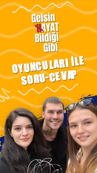 Sürpriz🥳 14.00'ü bekle 😍 #GelsinHayatBildiğiGibi berfinilsuaktas Sanem Babi Özgü Delikanlı Gelsin Hayat Bildiği Gibi