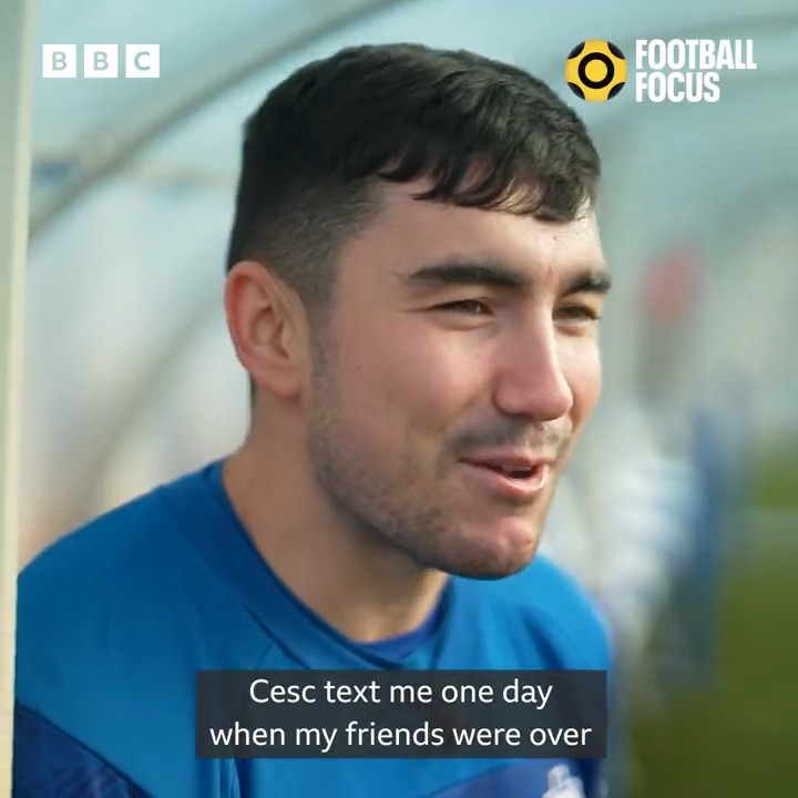 When Cesc Fabregas joins your club, you have to know your place, right Liam Kerrigan? 😄 Watch the story of Como 1907's rise in Italian football, 12:00 GMT on BBC One, BBC iPlayer, the BBC Sport website and app #BBCFootball