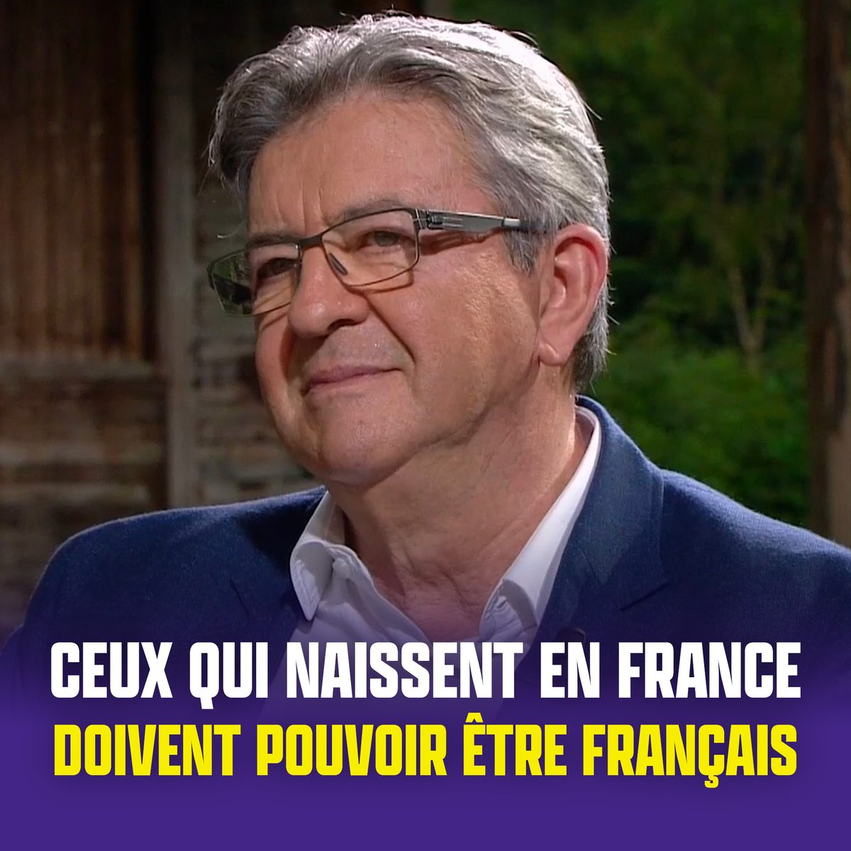 🇫🇷 Le droit du sol est consubstantiel à l’identité française : ceux qui naissent là, et s’ils y ont vécu 5 ans, ont le droit de devenir Français. La France, ce n'est ni une langue, ni une religion, c’est l'appartenance commune à sa devise « Liberté, Égalité, Fraternité ».