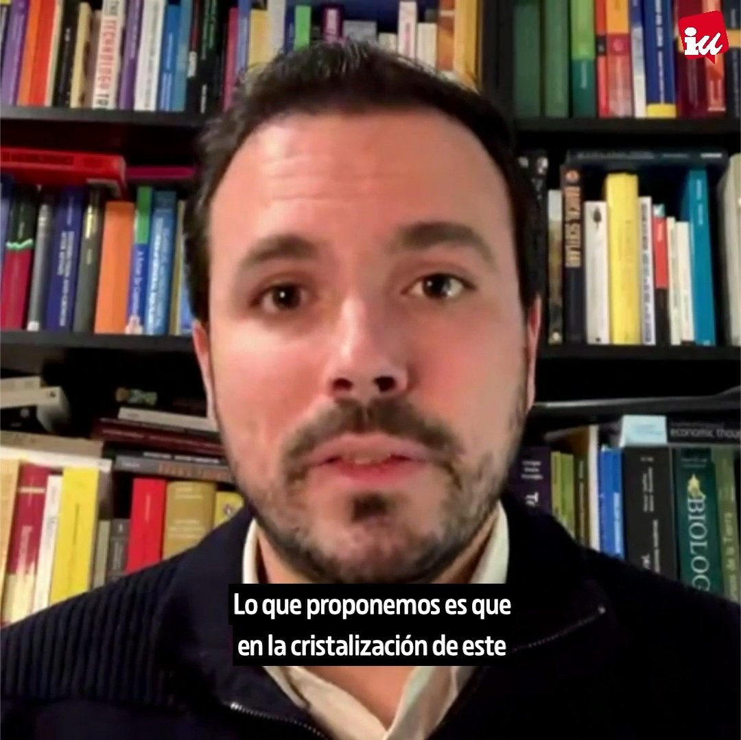 🗣 "Proponemos que @Sumar tenga un proceso de primarias y crear una mesa de partidos donde podamos fortalecer este ilusionante y necesario proyecto junto a Yolanda Díaz" 🎥 Alberto Garzón🔻 en la #CFIU.