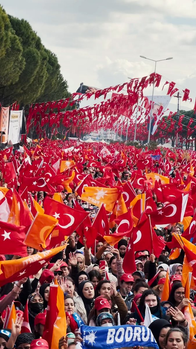 Muğla aşkı içimizde hiç bitmeyecek… 🇹🇷 Recep Tayyip Erdoğan