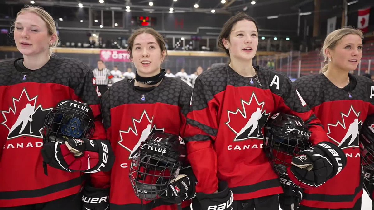 ALL THE FEELS🇨🇦🥰 Hockey Canada #U18WomensWorlds