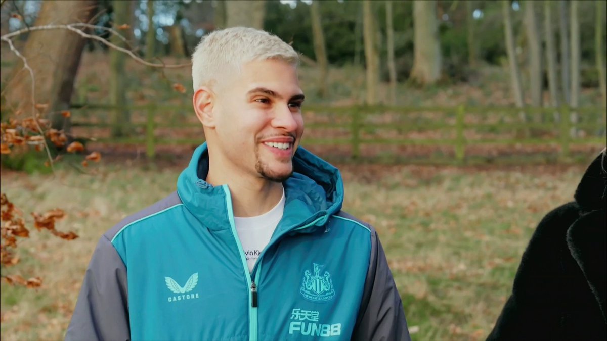 🇧🇷 | Bruno loves being a geordie ⚫️⚪️ #NUFC