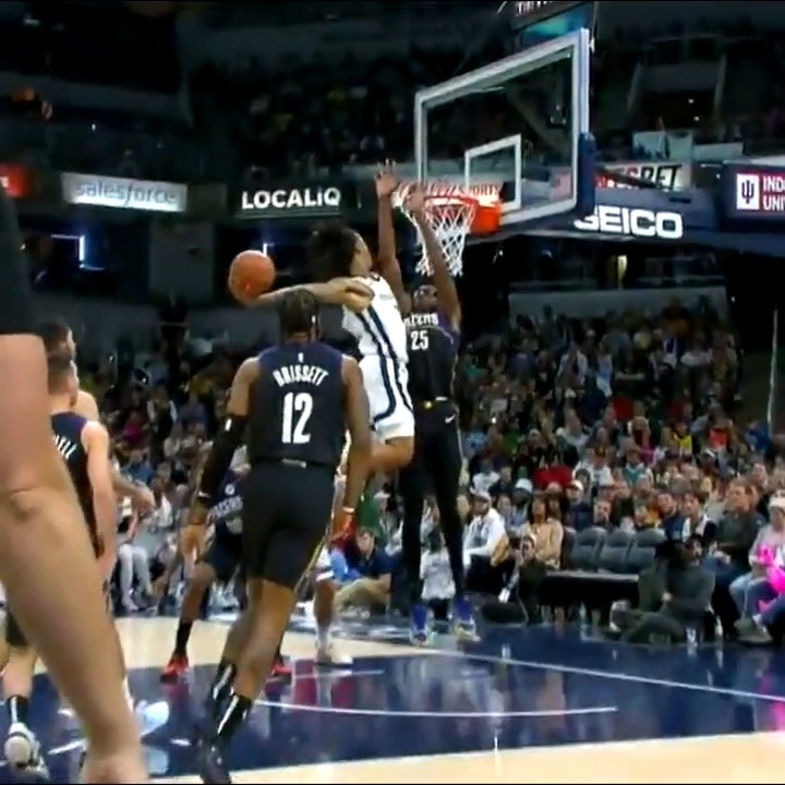Dunk Of The ̶N̶i̶g̶h̶t̶ Year: Ja Morant!!!