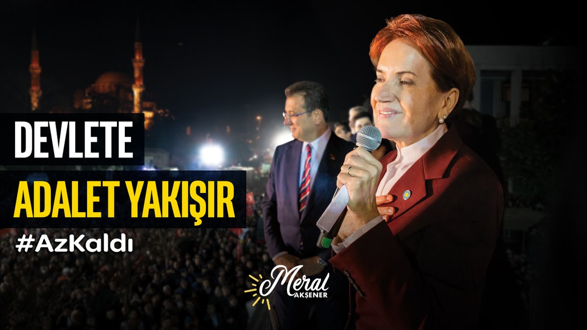 20 yıldır ülkemizi esir alan bu adaletsiz düzeni; milletimizle birlikte, sandıkta değiştireceğiz! Çünkü #DevleteAdaletYakışır!