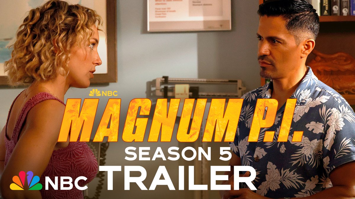 ohana, i know you're ready for this. 😏 season 5 of #MagnumPI premieres sunday, february 19 on @NBC and streaming on Peacock.