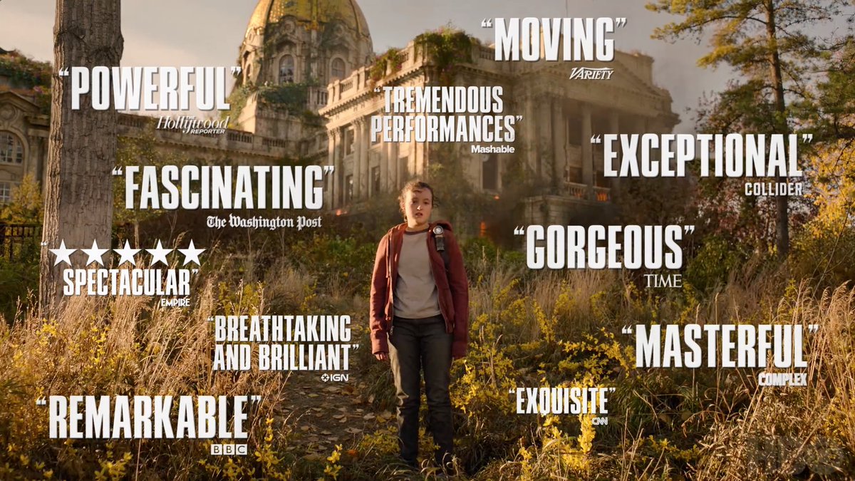 “HBO’s next big hit” - Rolling Stone #TheLastOfUs premieres tonight at 9PM on HBO Max.