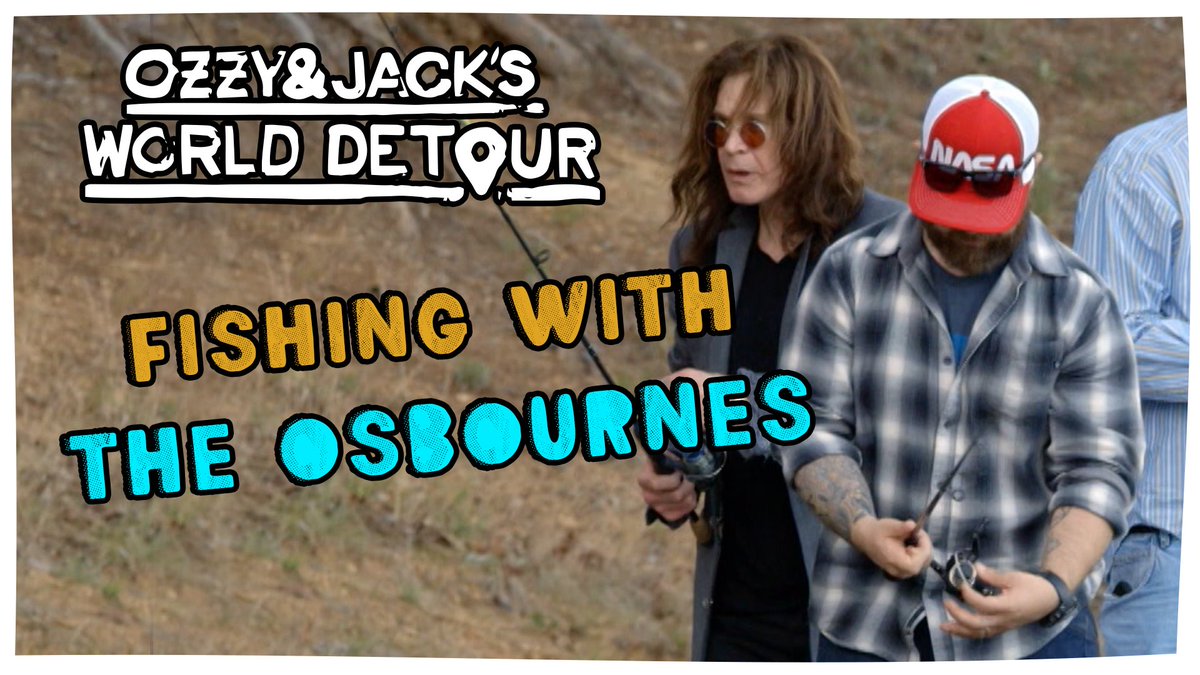 Catch up with Ozzy Osbourne and Jack Osbourne as they go out on a fishing adventure. 😂 Set your DVR to watch your favorite Ozzy &amp; Jack's World Detour episodes on AXS TV!