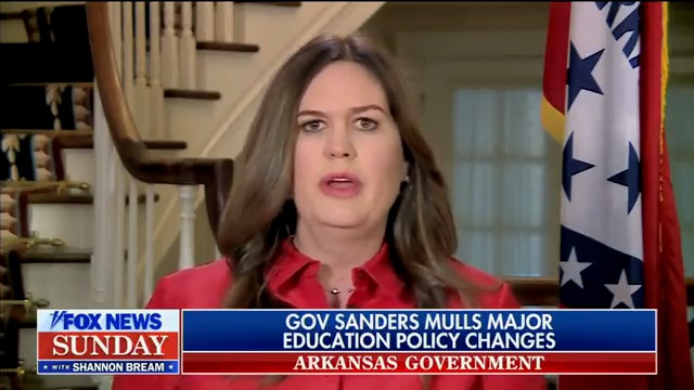 "Competition breeds success. If a child is stuck in a school that is failing, that is unfair to the student," says Arkansas Gov. Sarah Huckabee Sanders on school choice. "It's not about what is best for the school — it has to be about what is best for the student."