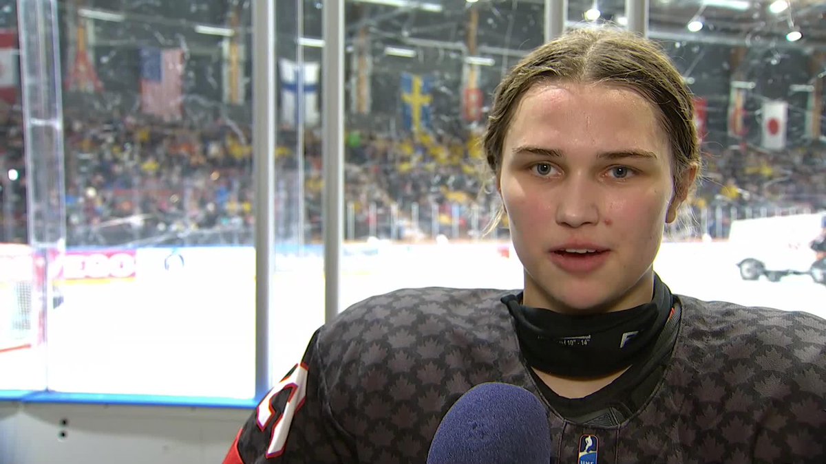🇨🇦 Caitlin Kraemer has set the bar even higher with her hatty - officially surpassing Marie-Philip Poulin for most goals scored by a Canadian at a single tournament! Hockey Canada #U18WomensWorlds