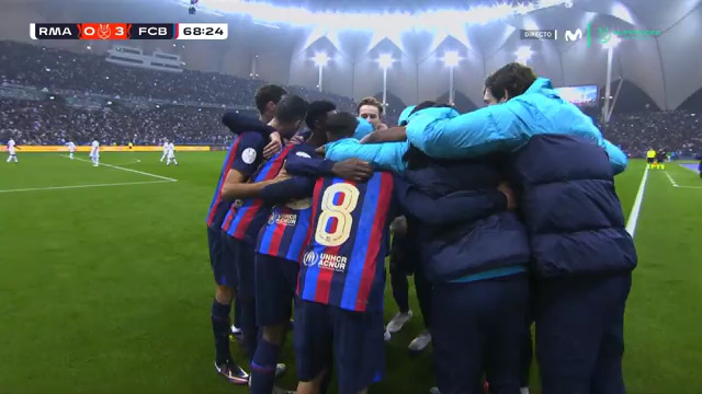 Gavi para Pedri en el Clásico. Poético.