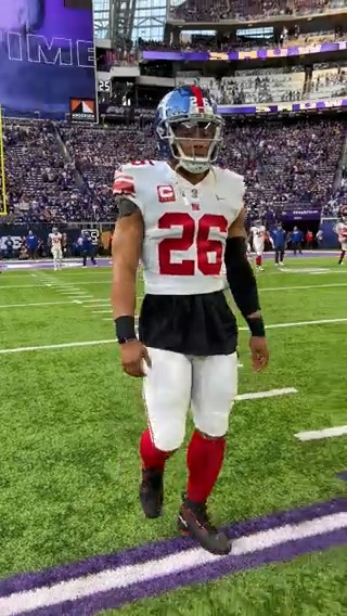 .@Saquon's #NFLPlayoffs debut 🔜 #SuperWildCard 📺: #NYGvsMIN on FOX 📱: Stream on NFL+