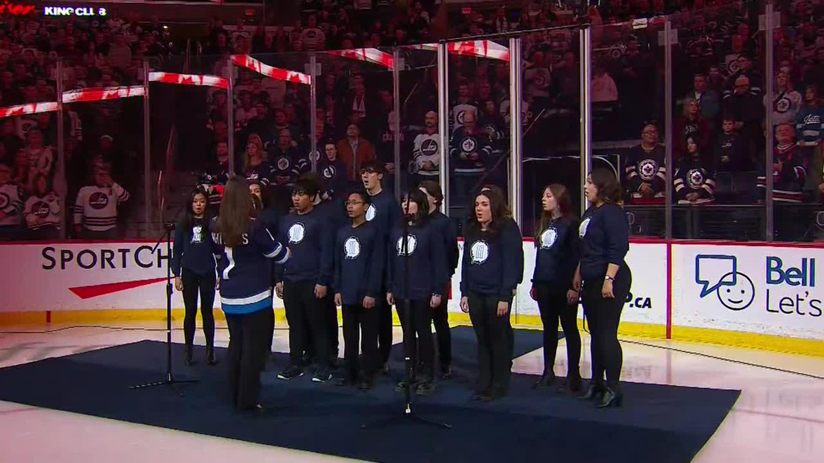 Tonight we are thrilled to welcome Garden City Groove to Canada Life Centre to sing our anthems on #HockeyTalks night!