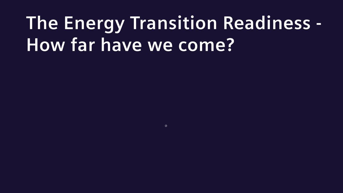 How do you think the #energytransition is going? When developing the Energy Transition Readiness Index, we asked energy experts & decision makers how far the energy transition has progressed. What % between 0 - 75 do you think has been achieved? Put your guess in the comments 👇