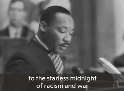 "I refuse to accept the view that mankind is so tragically bound to the starless midnight of racism and war." Watch Martin Luther King Jr.'s Nobel Peace Prize speech, where he accepted the award on behalf of the American civil rights movement: #MLKDay