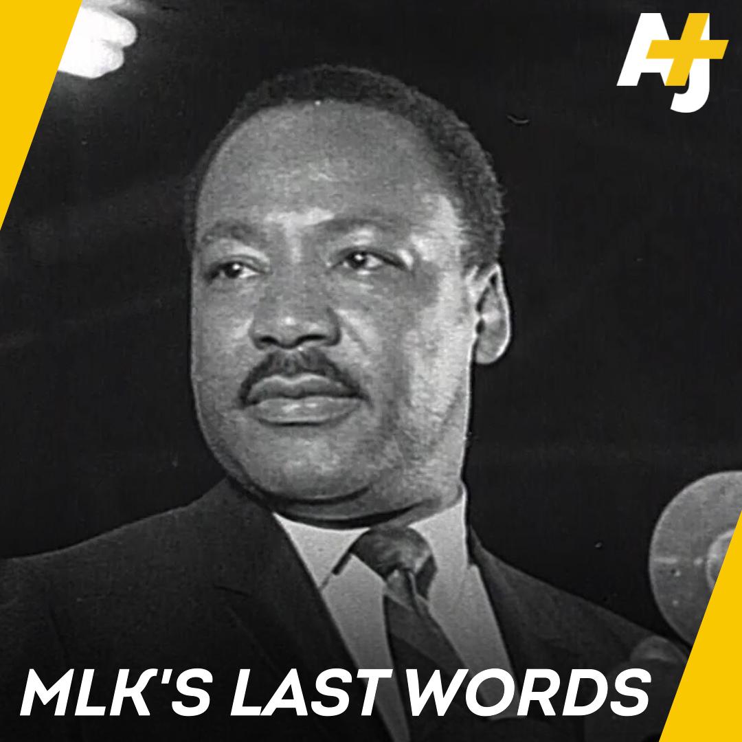 Martin Luther King Jr. delivered this speech the night before his assassination in 1968. He was supporting a strike in Memphis by exploited and underpaid Black sanitation workers. "I've seen the promised land. I may not get there with you." #MLKDay