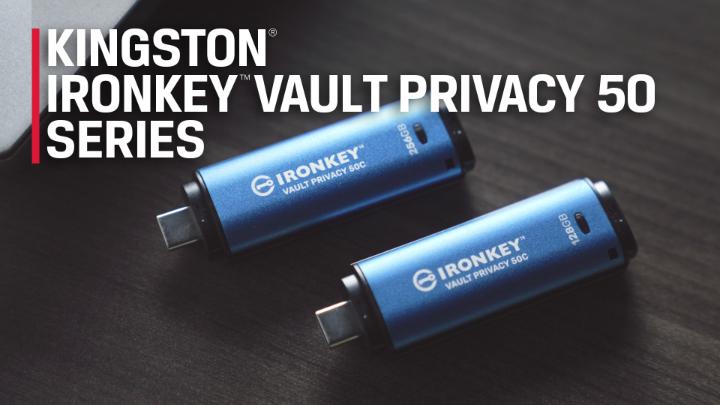 🥁 Introducing 🥁 the Kingston IronKey Vault Privacy 50C Type-C Encrypted USB, which uses AES 256bit XTS Encryption to safeguard your most important documents while offering the use of a passphrase instead of a complex password for accessible security. 🔒 #KingstonIronKey