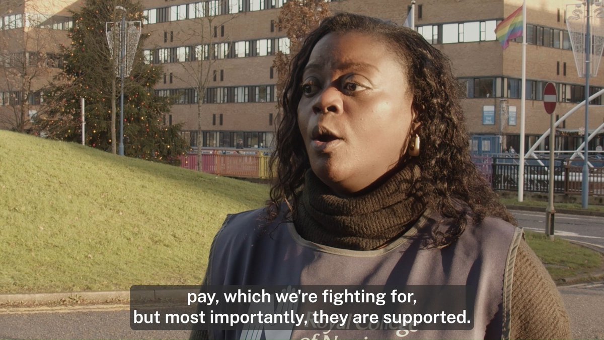 'We are prepared to strike as long as it takes because this is a very serious issue.' As we announce new #RCNStrike dates on 6 & 7 Feb, ward manager Angela explains why strike action is vital to support the future of the NHS & the workforce delivering care. #FairPayForNursing