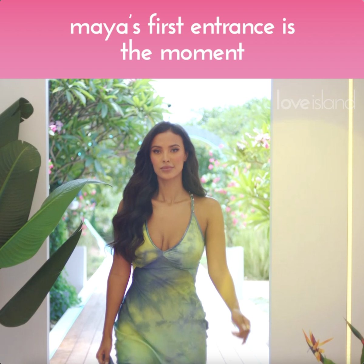 She's arrived! Maya Jama #LoveIsland