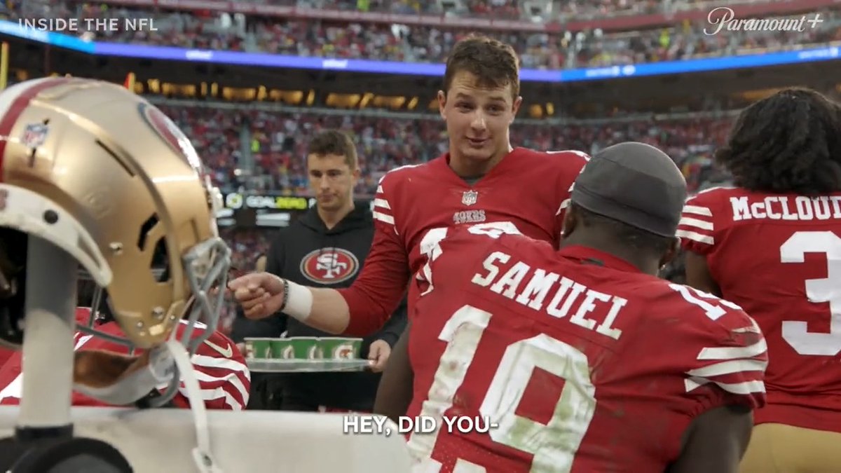 Brock Purdy to Deebo Samuel: “Football is fun with you.” 🥹 #49ers || #FTTB 🎥: NFL Films