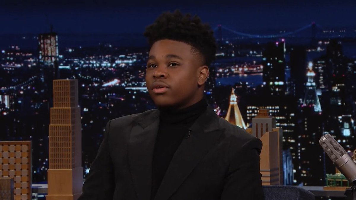 “I am so, so thankful to be a part of that conversation and to be a part of this movement and this message.” -Jalyn Hall on playing Emmett Till in TILL. #FallonTonight
