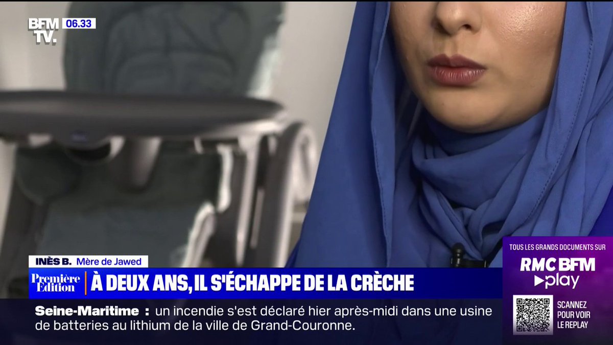 Yvelines: un bébé de 2 ans s'échappe de la crèche, sa mère porte plainte et témoigne sur BFM