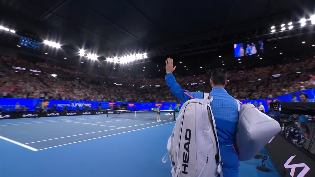 Listen to the noise 🙌 The 9x champion is back! Novak Djokovic • #AusOpen • #AO2023