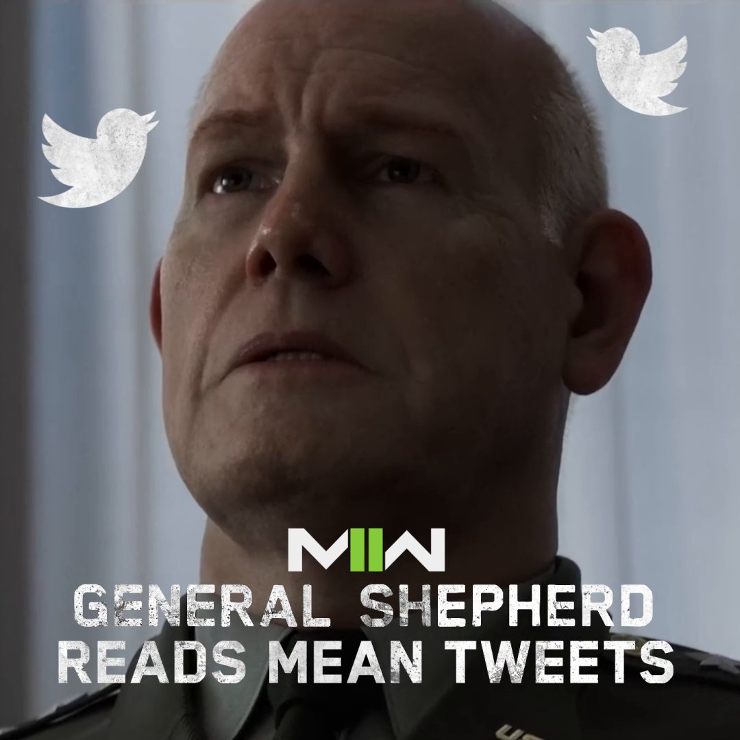 “IDK man, that General Shepherd dude is sus af 😳” Watch General Shepherd (AKA Glenn Morshower) respond to mean tweets 👇