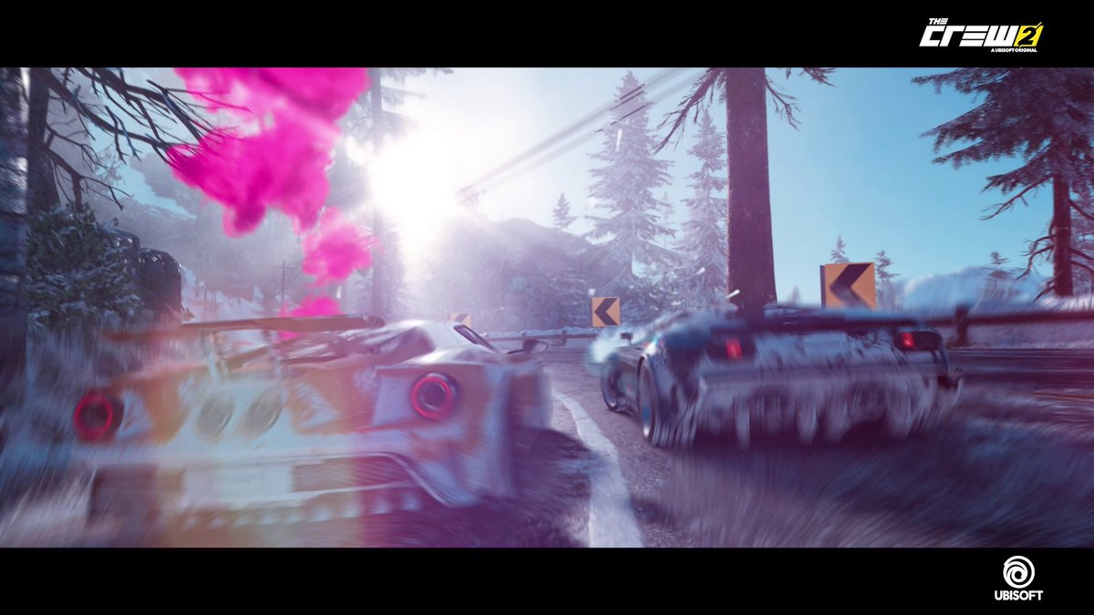 Take on the winding roads of the Rockies in your hypercar! ❄️ Are you ready to take all the risks to reach the top spot? 🏆 S7E2, available tomorrow in #TheCrew2 [ 🗓️