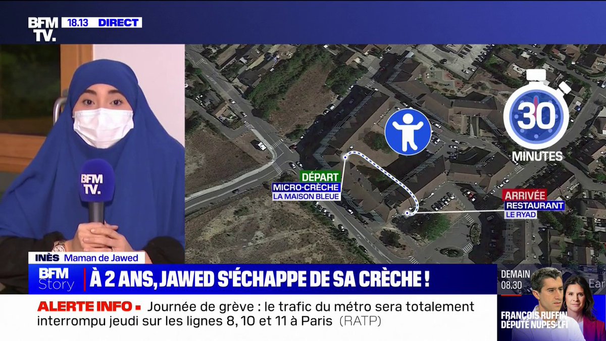 💬 Mon fils de 2 ans "était uniquement en body et en chaussons" à l'extérieur de la crèche ➡ Inès, maman de Jawed, 2 ans, raconte comment son fils s'est retrouvé hors de la surveillance des agents de la crèche où il était gardé