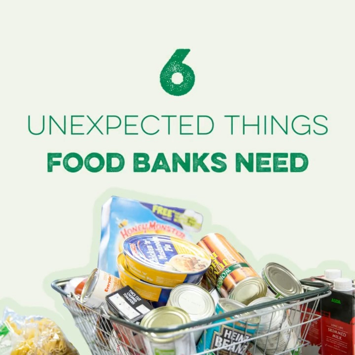 When donating to a food bank, many of us may think of giving pasta or tinned food. 🥫 Though this food is appreciated, our food banks are also in need of some more unexpected, but essential items. Here's six unexpected things you can donate to your local food bank ⤵️