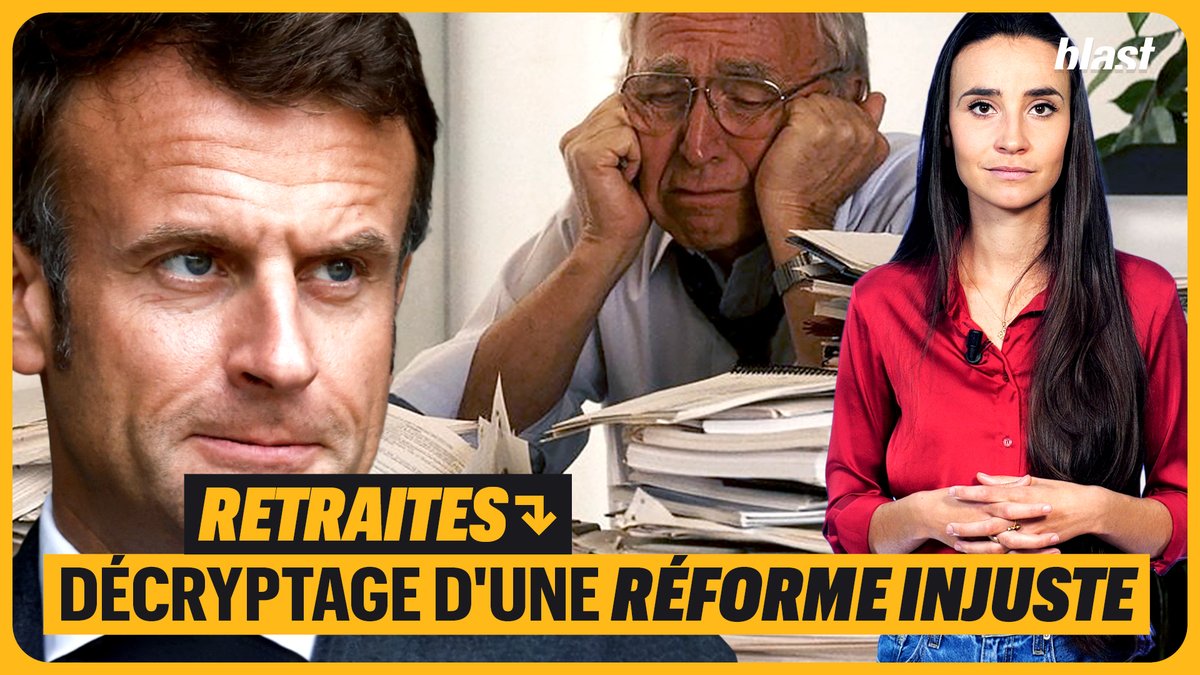 Retraites : décryptage d'une réforme injuste ➡ Recul de l’âge de la retraite à 64 ans, augmentation de la durée de cotisation, suppression des régimes spéciaux… Que contient cette réforme exactement ? Explications avec Salomé Saqué. #Retraites #Réforme