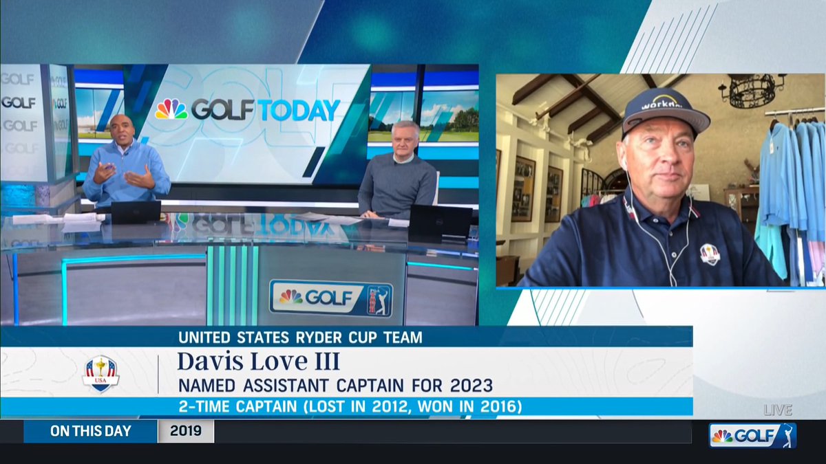.Davis Love III joined Damon Hack and Eamon Lynch to discuss his 2023 Ryder Cup USA vice-captaincy, what he's expecting in Rome come September and much more.