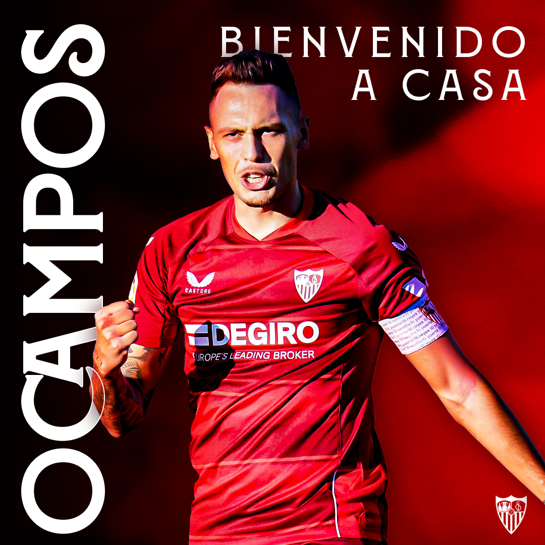 ▶️ ¡𝗕𝗜𝗘𝗡𝗩𝗘𝗡𝗜𝗗𝗢 a 𝗖𝗔𝗦𝗔, Lucas Ocampos! ❤️ #WeareSevilla