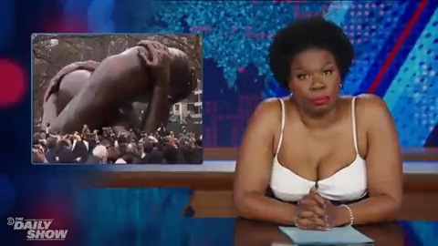 Leslie Jones (Leslie Jones 🦋) is our first guest host and she's got some thoughts on that new MLK Jr. statue...