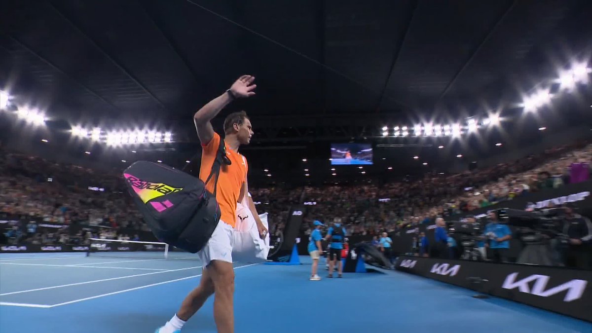 Always a pleasure, Rafa Nadal 🫶 #AusOpen • #AO2023