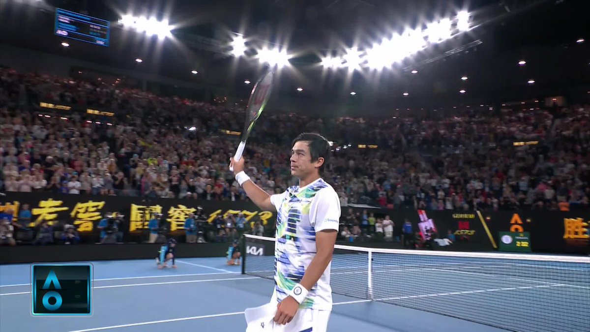Mission accomplished for Mackie McDonald🍚 🇺🇸 The impressive American has beaten Nadal 6-4 6-4 7-5. Wide World of Sports • ESPN • @eurosport • WOWOWテニス • #AusOpen • #AO2023