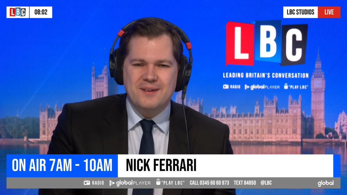 'I see no evidence to suggest any impropriety on behalf of Nadhim Zahawi.' Home Office Minister Robert Jenrick defends Chairman of the Conservative Party Nadhim Zahawi amid a tax row. Nick Ferrari | Robert Jenrick