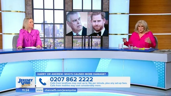 👑Who’s damaged the reputation of the royal family more? Prince Harry? Or Prince Andrew? Carole Malone thinks it’s Harry, but Emily Andrews reckons the Duke of York’s association with Jeffrey Epstein is by far the bigger scandal. Storm Huntley | #JeremyVine